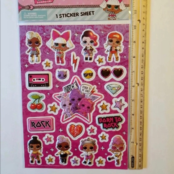 LOL SURPRISE DOLLS 30 - PUFFY STICKERS - Picture 2 of 3